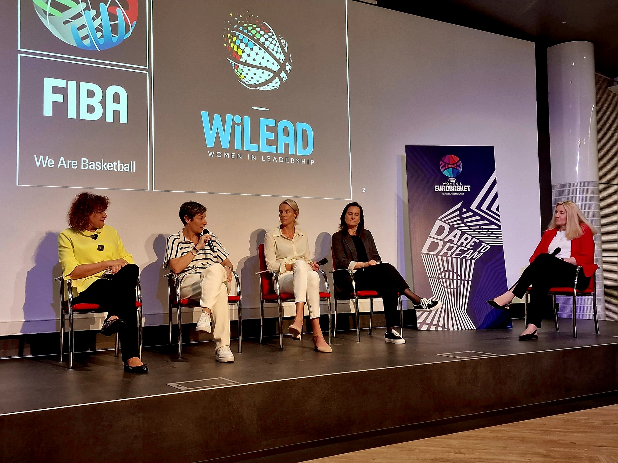 Dushku ishte pjesë e panelit "Women in Leadership Forum" me ftesë të FIBA-s